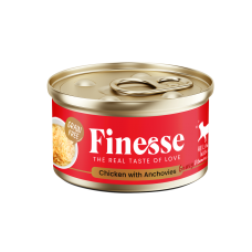 Finesse Grain-Free Chicken with Anchovies in Gravy 85g 